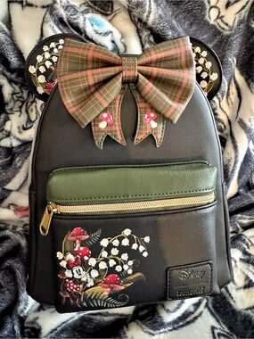 Loungefly Disney Minnie Mouse Mushroom Floral Mini Backpack